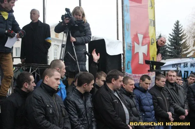 Волинські беркутівці брали участь в подіях Майдану в Києві — фото 1