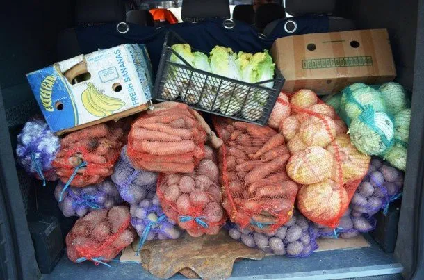 Фермери Волині зібрали харчі для бійців «Правого сектору», які охороняють кордон (Фоторепортаж) — фото 4