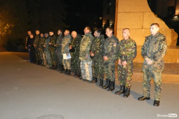 На Волині бійці ДУКу знову відправились на Схід (ФОТО) — фото 1